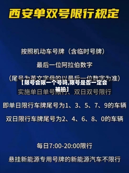 【限号会限一个号吗,限号是否一定会被拍】-第2张图片