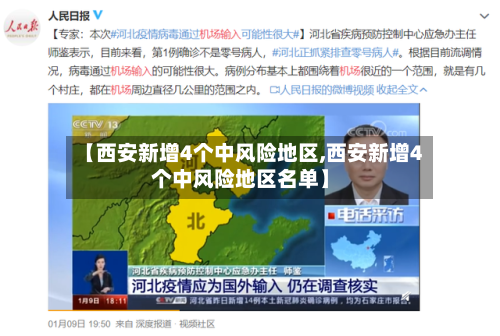 【西安新增4个中风险地区,西安新增4个中风险地区名单】-第2张图片