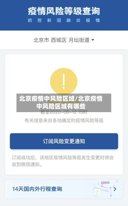 北京疫情中风险区域/北京疫情中风险区域有哪些-第2张图片