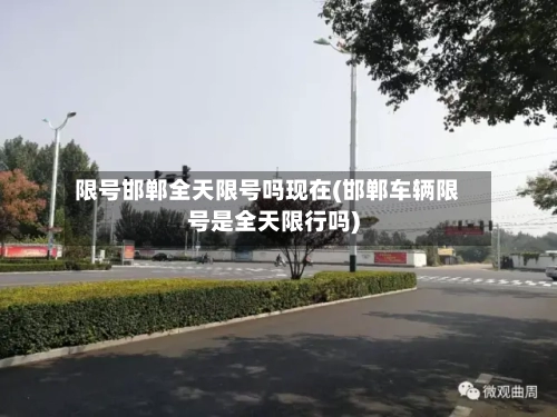 限号邯郸全天限号吗现在(邯郸车辆限号是全天限行吗)-第3张图片