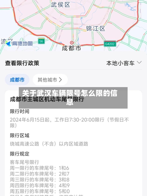 关于武汉车辆限号怎么限的信息-第2张图片