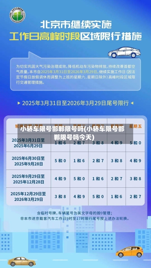 小轿车限号邯郸限号吗(小轿车限号邯郸限号吗今天)