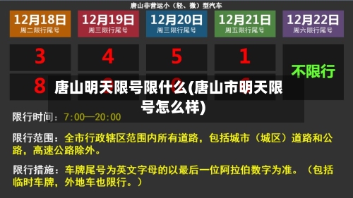 唐山明天限号限什么(唐山市明天限号怎么样)
