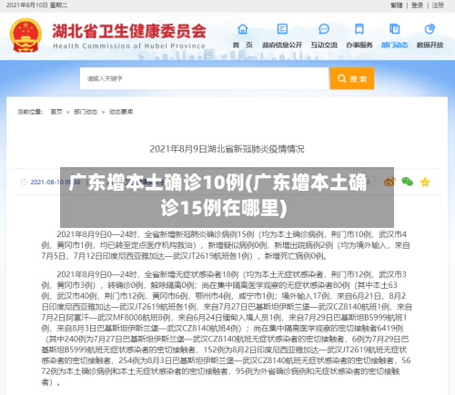 广东增本土确诊10例(广东增本土确诊15例在哪里)-第3张图片