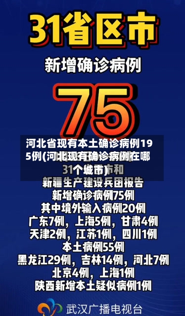 河北省现有本土确诊病例195例(河北现有确诊病例在哪个城市)