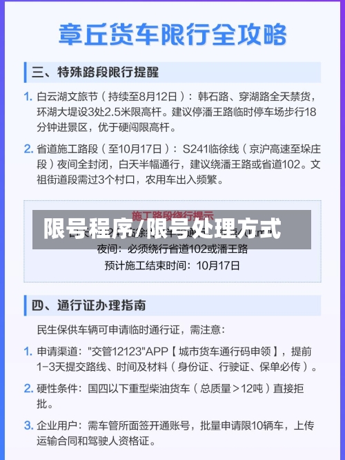 限号程序/限号处理方式-第2张图片