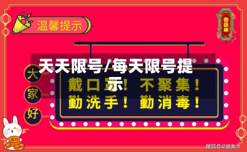 天天限号/每天限号提示-第2张图片