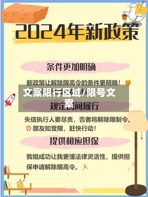 文案限行区域/限号文案