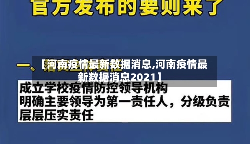 【河南疫情最新数据消息,河南疫情最新数据消息2021】