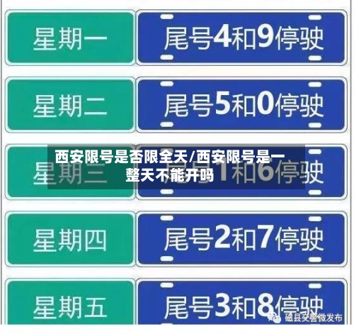 西安限号是否限全天/西安限号是一整天不能开吗-第2张图片