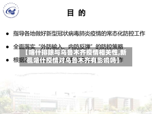 【喀什排除与乌鲁木齐疫情相关性,新疆喀什疫情对乌鲁木齐有影响吗】