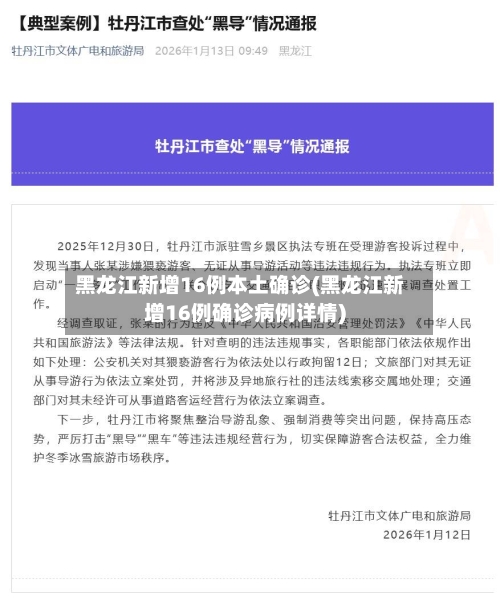 黑龙江新增16例本土确诊(黑龙江新增16例确诊病例详情)-第2张图片
