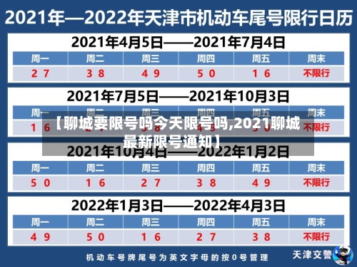 【聊城要限号吗今天限号吗,2021聊城最新限号通知】-第3张图片
