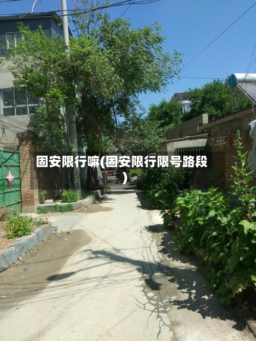 固安限行嘛(固安限行限号路段)-第3张图片
