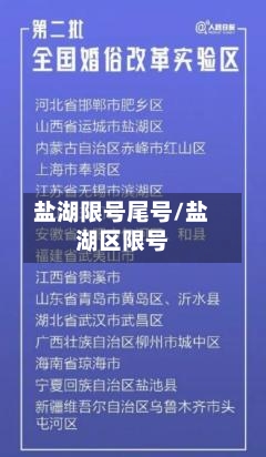 盐湖限号尾号/盐湖区限号
