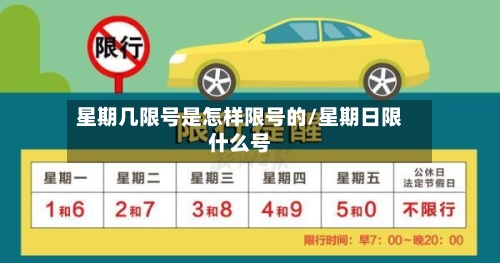 星期几限号是怎样限号的/星期日限什么号-第3张图片