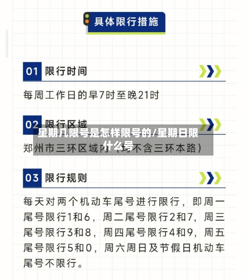 星期几限号是怎样限号的/星期日限什么号-第2张图片