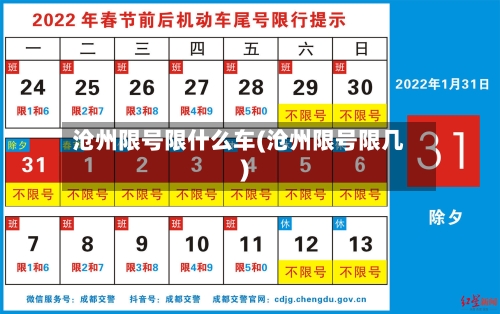 沧州限号限什么车(沧州限号限几)-第2张图片