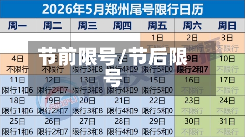 节前限号/节后限号-第2张图片