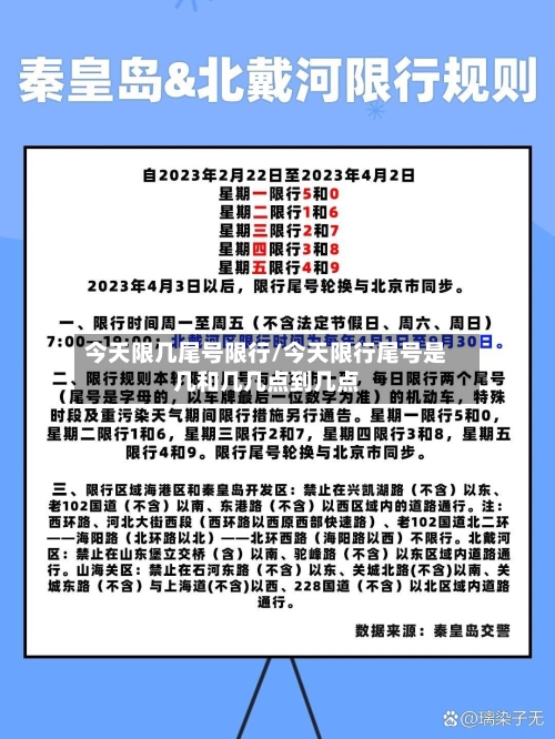 今天限几尾号限行/今天限行尾号是几和几几点到几点-第2张图片
