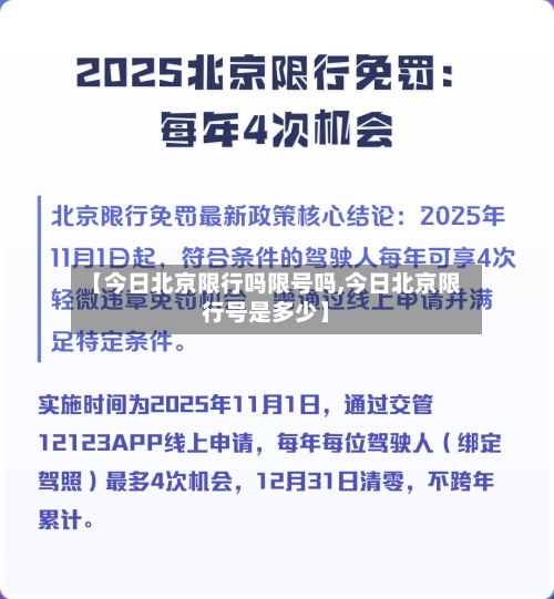 【今日北京限行吗限号吗,今日北京限行号是多少】-第2张图片