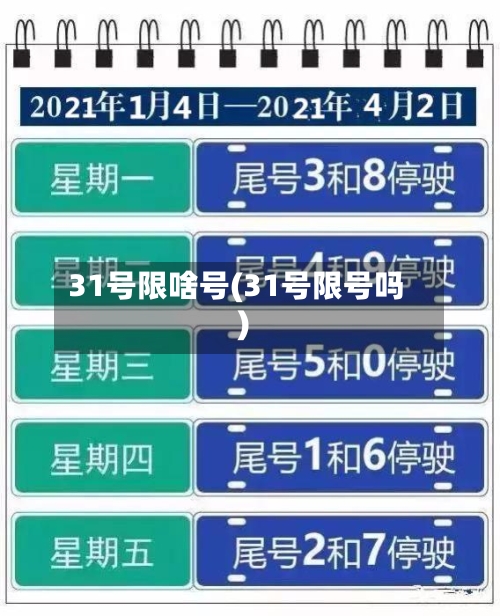 31号限啥号(31号限号吗)-第2张图片