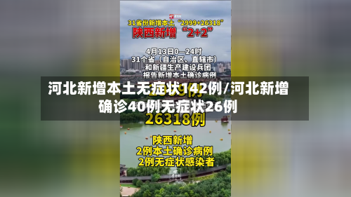 河北新增本土无症状142例/河北新增确诊40例无症状26例