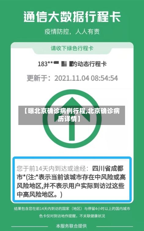 【曝北京确诊病例行程,北京确诊病历详情】