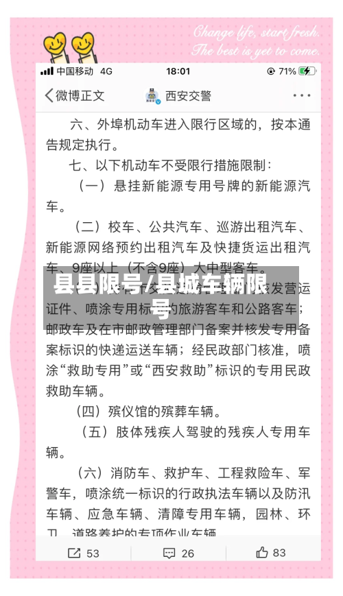 县县限号/县城车辆限号-第3张图片