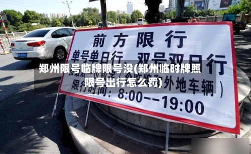 郑州限号临牌限号没(郑州临时牌照限号出行怎么罚)-第3张图片