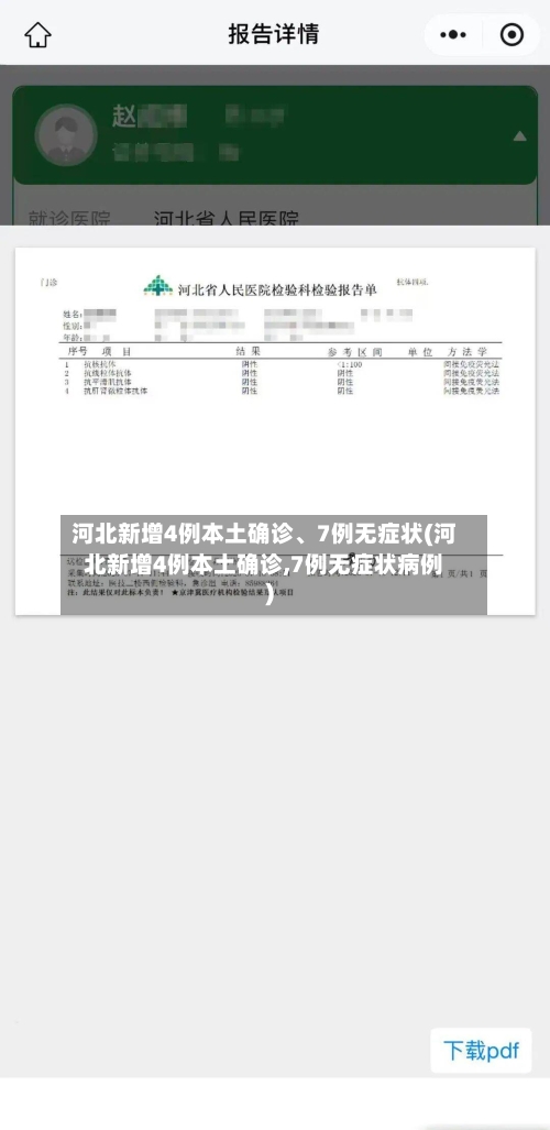河北新增4例本土确诊、7例无症状(河北新增4例本土确诊,7例无症状病例)-第2张图片