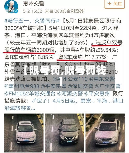 【限号罚,限号罚钱】-第3张图片