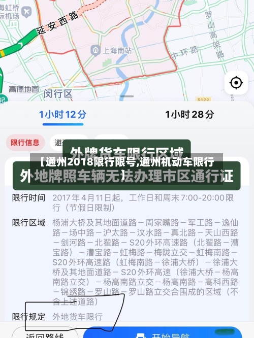 【通州2018限行限号,通州机动车限行】-第2张图片