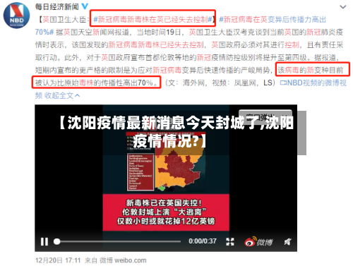 【沈阳疫情最新消息今天封城了,沈阳疫情情况?】-第3张图片