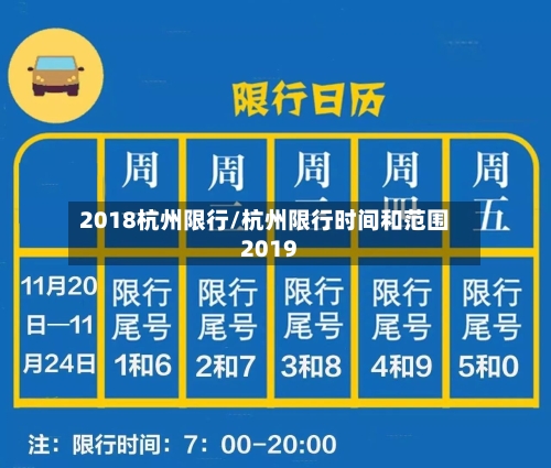 2018杭州限行/杭州限行时间和范围2019