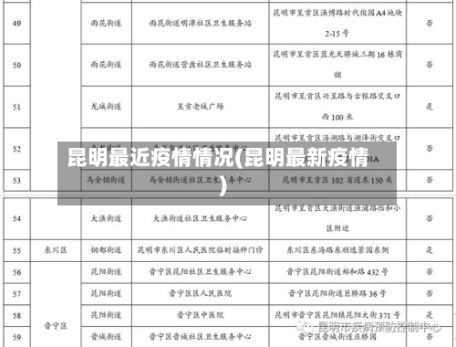 昆明最近疫情情况(昆明最新疫情)-第2张图片