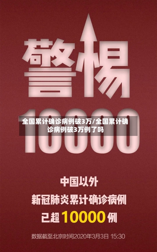 全国累计确诊病例破3万/全国累计确诊病例破3万例了吗