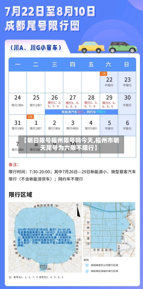 【明日限号福州限号吗今天,福州市明天尾号为六限不限行】