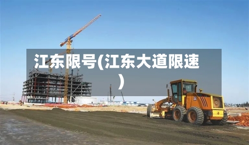 江东限号(江东大道限速)