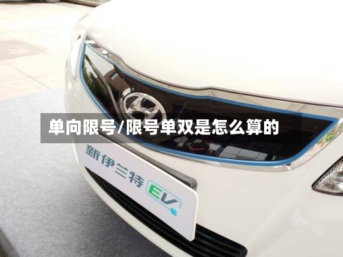 单向限号/限号单双是怎么算的
