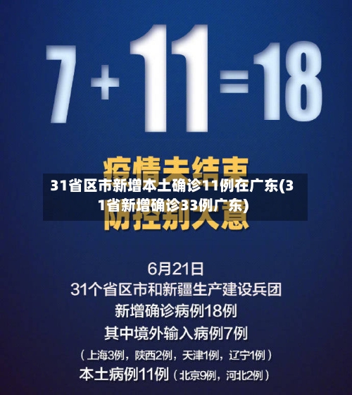 31省区市新增本土确诊11例在广东(31省新增确诊33例广东)-第2张图片