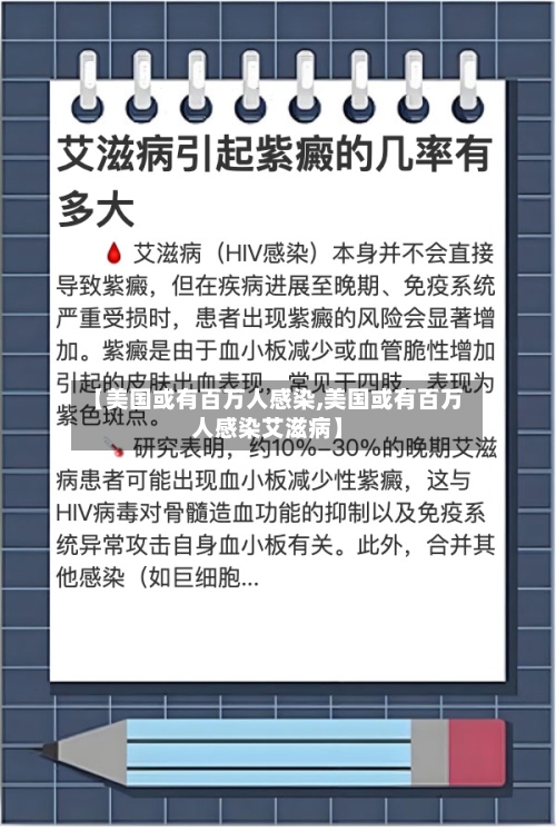 【美国或有百万人感染,美国或有百万人感染艾滋病】