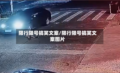 限行限号搞笑文案/限行限号搞笑文案图片-第2张图片