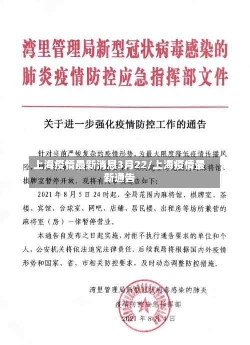 上海疫情最新消息3月22/上海疫情最新通告-第2张图片
