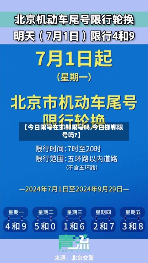 【今日限号在邯郸限号吗,今日邯郸限号吗?】-第3张图片