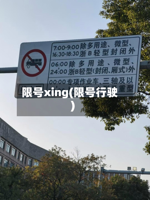 限号xing(限号行驶)-第2张图片