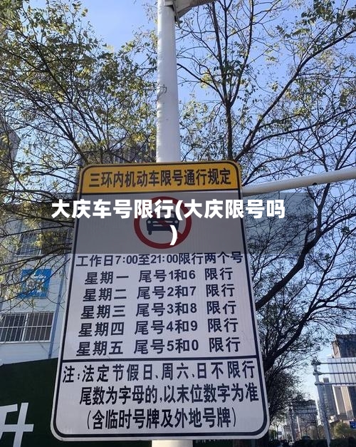 大庆车号限行(大庆限号吗)-第3张图片