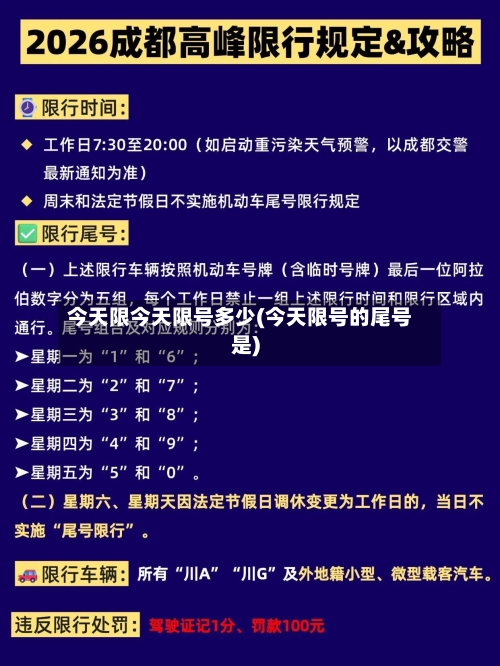 今天限今天限号多少(今天限号的尾号是)-第3张图片