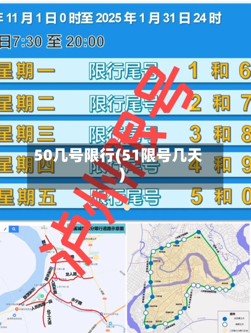 50几号限行(51限号几天)
