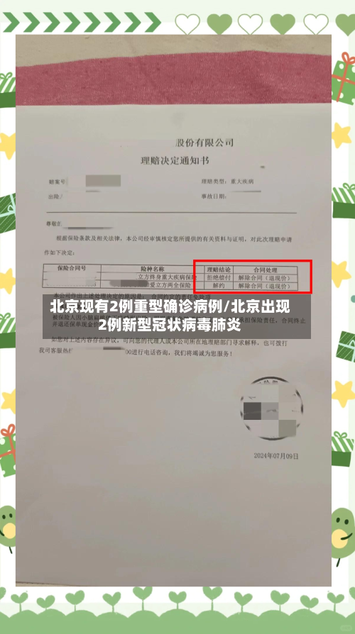 北京现有2例重型确诊病例/北京出现2例新型冠状病毒肺炎-第2张图片